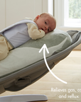 Relieves gas, colic and reflux