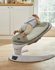 Content baby on the Babocush Rocker and Cushion Combo