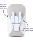 Babocush comfort cushion has a soft outer fabric cover