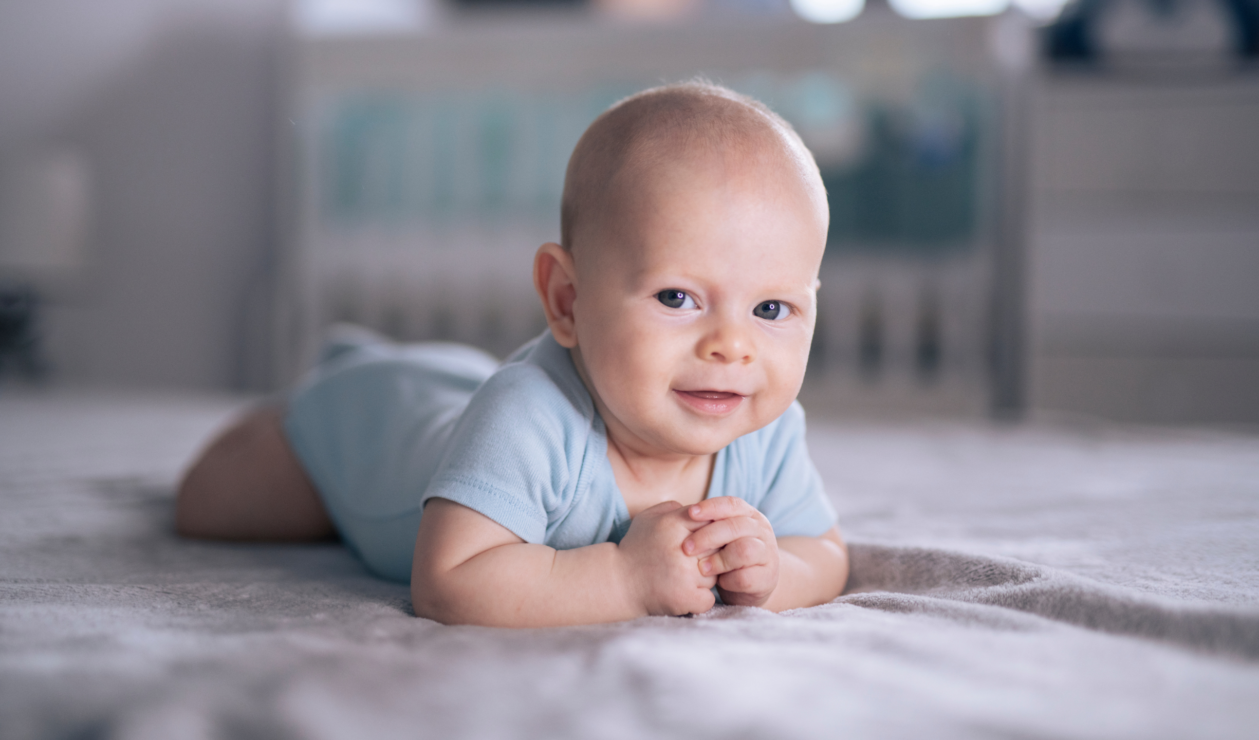 Tummy Time de un bebé