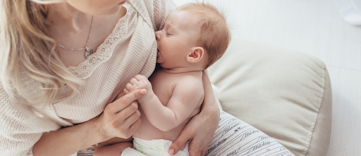 Baby breastfeeding