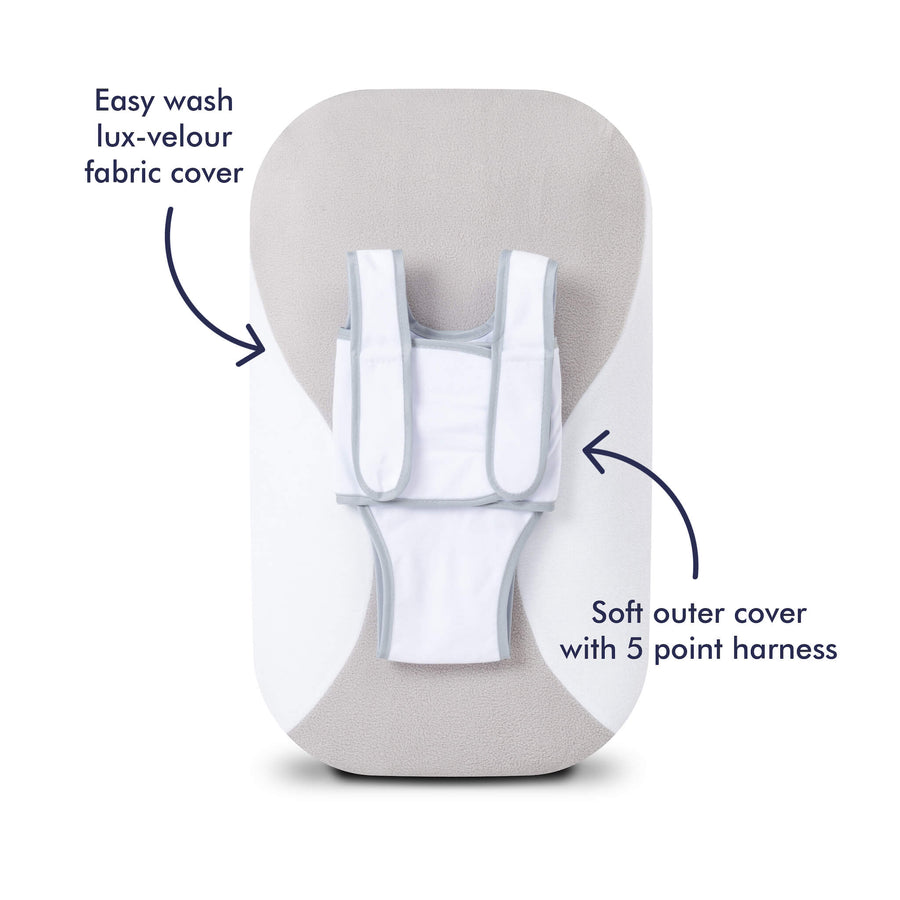 Babocush comfort cushion has a soft outer fabric cover